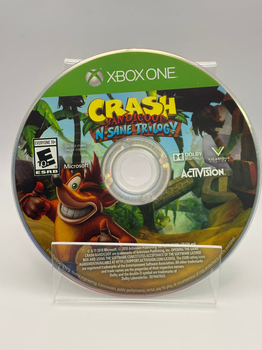 Crash Bandicoot N-Sane Trilogy Disc Only C-Grade Disc Quality