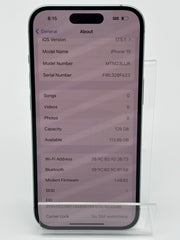 iPhone 15 Green 128gb 100% Battery Unlocked A-Grade
