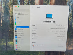 Apple MacBook Pro 13" (2019) | 1.4GHz Quad-Core i5 | 8GB RAM | 128GB SSD | Space Gray
