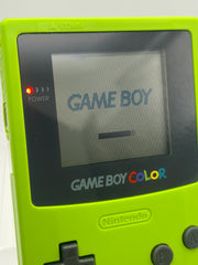 Nintendo Game Boy Color Lime Green Fully Restored