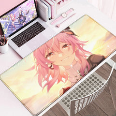 Honkai Star Rail Cyrene Castorice Lock Edge Mousepad Chrysos Heir Desk Mat