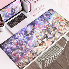 Honkai Star Rail Cyrene Castorice Lock Edge Mousepad Chrysos Heir Desk Mat