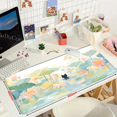 Cute Cats Desk Mat