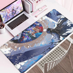 Honkai Star Rail Cyrene Castorice Lock Edge Mousepad Chrysos Heir Desk Mat
