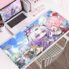 Honkai Star Rail Cyrene Castorice Lock Edge Mousepad Chrysos Heir Desk Mat