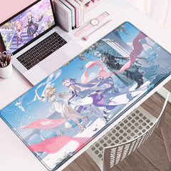 Honkai Star Rail Cyrene Castorice Lock Edge Mousepad Chrysos Heir Desk Mat
