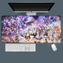 Honkai Star Rail Cyrene Castorice Lock Edge Mousepad Chrysos Heir Desk Mat