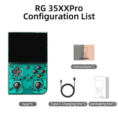 ANBERNIC 64 Bit RG 35XXPRO RG35XX PLUS Retro Handheld Game Console Built-in 64G TF 5K+ with HD TV Out