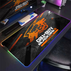 Call of D-Duty Black Ops 6 Black Ops 7 RGB LED Light Non-Slip E-sports Desk Mat