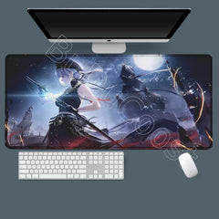 Anime Desk Mat Wuthering Waves Luno Qiuyuan Mousepad
