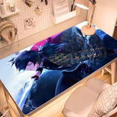 Demon Slayer Mousepads Kimetsu No Yaiba Mouse Pad Uzui Tengen Gaming Desk Mat Mouse Pad