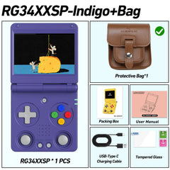 Anbernic RG34XXSP HD-Connect To TV 64 Handheld Game Console