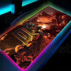 DOOM Eternal Mouse Pad RGB E-Sports Desk Mat