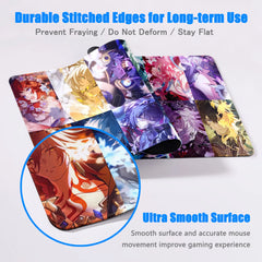 Honkai Star Rail Cyrene Castorice Lock Edge Mousepad Chrysos Heir Desk Mat
