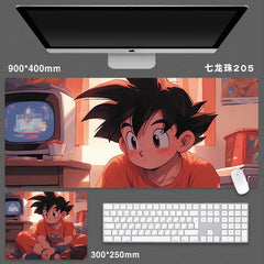 Dragon Ball Z Goku Super Saiyan Mouse Pad Gaming Desk Mat