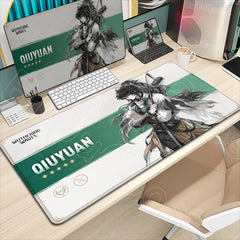 Anime Desk Mat Wuthering Waves Luno Qiuyuan Mousepad