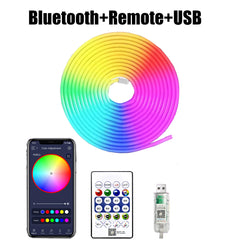 USB Waterproof 5V RGB Neon Strip Light