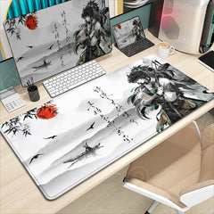 Anime Desk Mat Wuthering Waves Luno Qiuyuan Mousepad