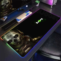 Call of D-Duty Black Ops 6 Black Ops 7 RGB LED Light Non-Slip E-sports Desk Mat