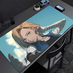 Dragon Ball Android 18 Mouse Pad