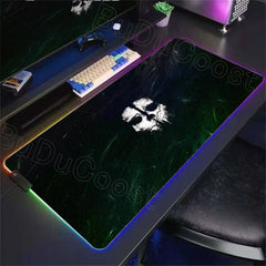 Call of D-Duty Black Ops 6 Black Ops 7 RGB LED Light Non-Slip E-sports Desk Mat