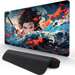 Demon Slayer Mousepads Kimetsu No Yaiba Mouse Pad Uzui Tengen Gaming Desk Mat Mouse Pad