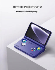 Retroid Pocket Flip 2 Retro Handheld Video Game Console 5.5''AMOLED Touch Screen PSP PS2 Android13