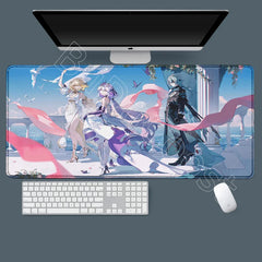 Honkai Star Rail Cyrene Castorice Lock Edge Mousepad Chrysos Heir Desk Mat