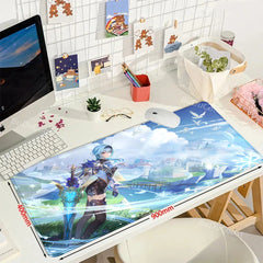 Genshin Impact Eula Gamer Desk Mat