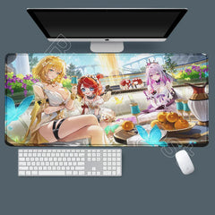 Honkai Star Rail Cyrene Castorice Lock Edge Mousepad Chrysos Heir Desk Mat