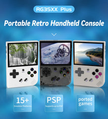ANBERNIC 64 Bit RG 35XXPRO RG35XX PLUS Retro Handheld Game Console Built-in 64G TF 5K+ with HD TV Out