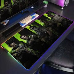 Call of D-Duty Black Ops 6 Black Ops 7 RGB LED Light Non-Slip E-sports Desk Mat