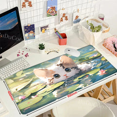 Cute Cats Desk Mat