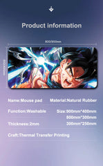 Dragon Ball Z / Super Mouse Pad Son Gokuu Vegeta Desk Mat