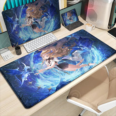 Anime Desk Mat Wuthering Waves Luno Qiuyuan Mousepad