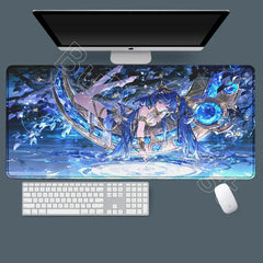 Anime Desk Mat Wuthering Waves Luno Qiuyuan Mousepad