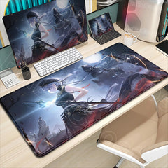 Anime Desk Mat Wuthering Waves Luno Qiuyuan Mousepad