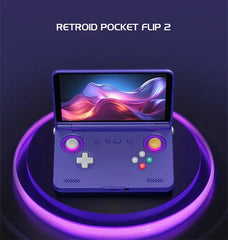 Retroid Pocket Flip 2 Retro Handheld Video Game Console 5.5''AMOLED Touch Screen PSP PS2 Android13