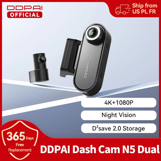 Front and Rear 4K Ultra HD Resolution Dash Camera
