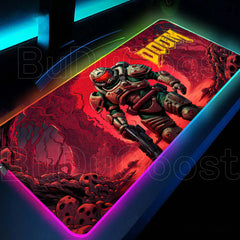 DOOM Eternal Mouse Pad RGB E-Sports Desk Mat