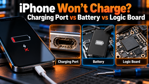 iPhone Won't Charge? Charging Port vs Battery vs Logic Board