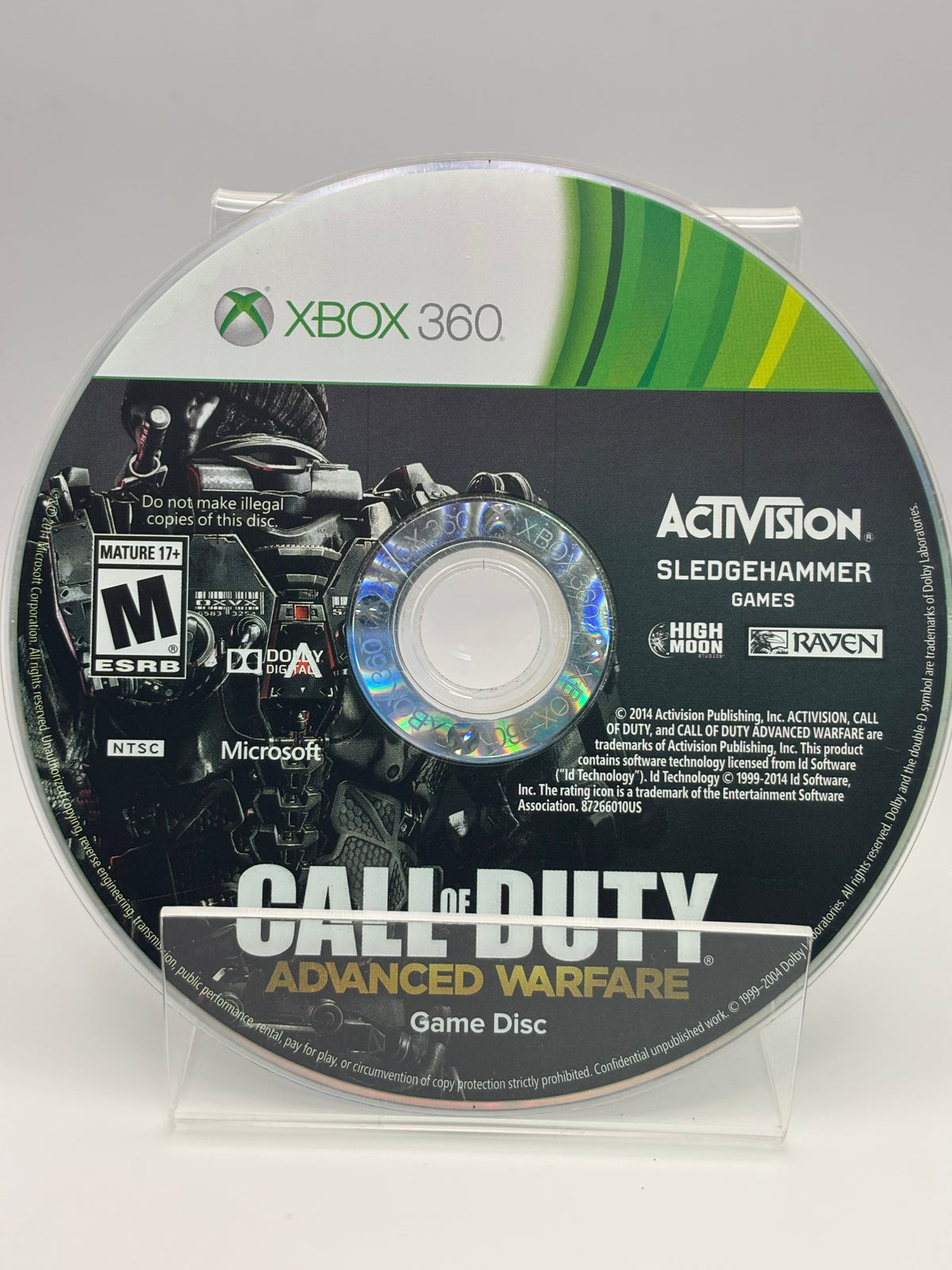 Call of Duty Advance Warfare Disc Only B-Grade Disc Quality
