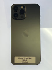iPhone 13 Pro Max 128gb Unlocked Graphite / Black