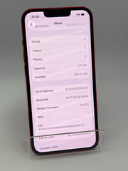 iPhone 13 512gb Unlocked RED Pre Owned A-Grade