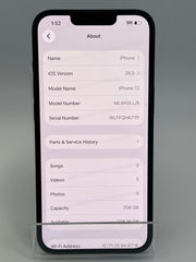 iPhone 13 256gb Unlocked Midnight Black Pre Owned A-Grade