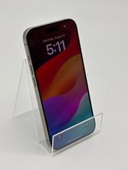 iPhone 15 Pro 128gb Xfinity Locked 100% Battery Natural Titanium C-Grade