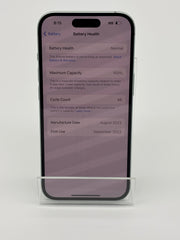 iPhone 15 Green 128gb 100% Battery Unlocked A-Grade