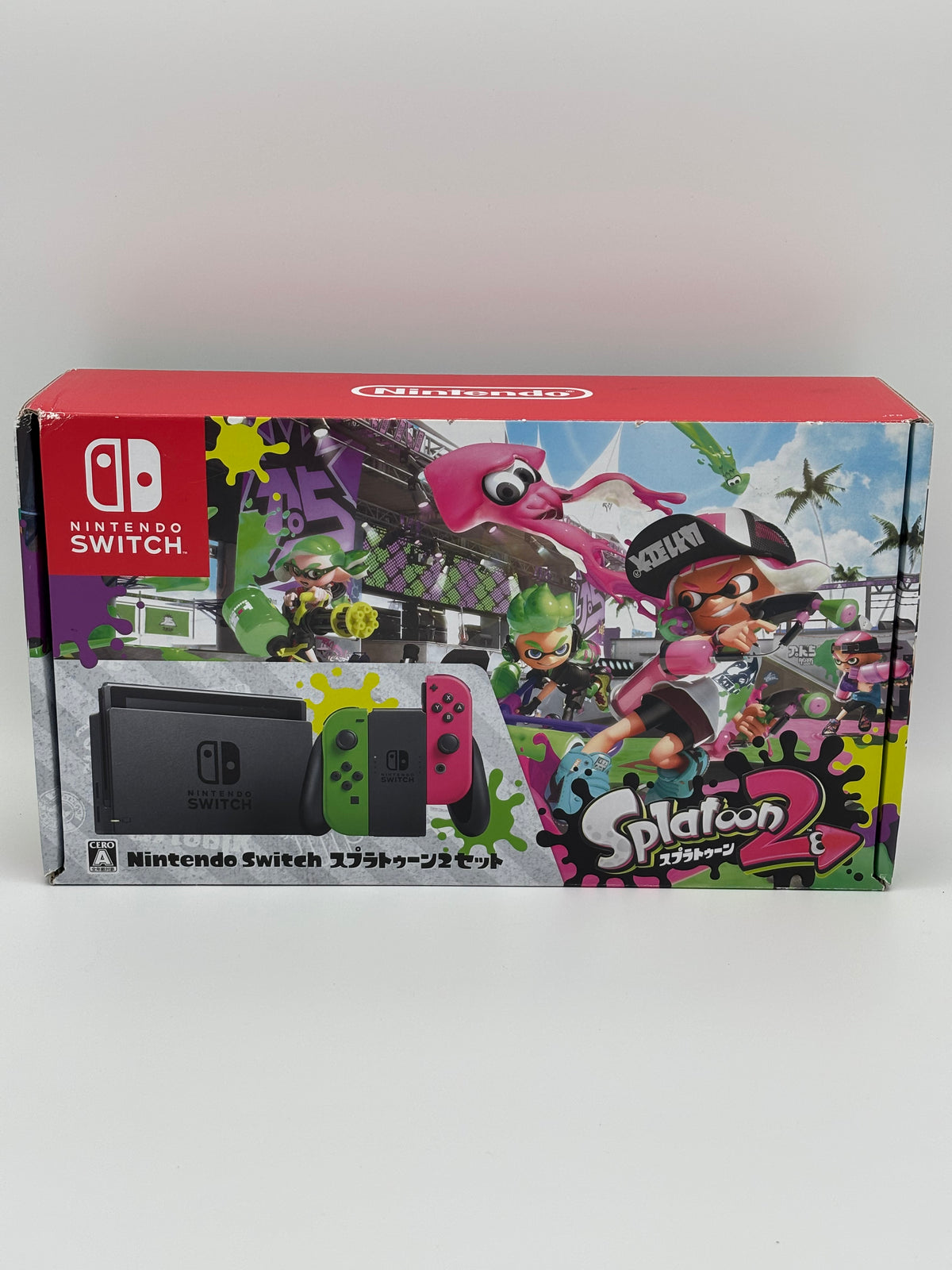 Nintendo Switch Console | Splatoon 2 Edition | Japanese Import | Open Box Collector’s Condition