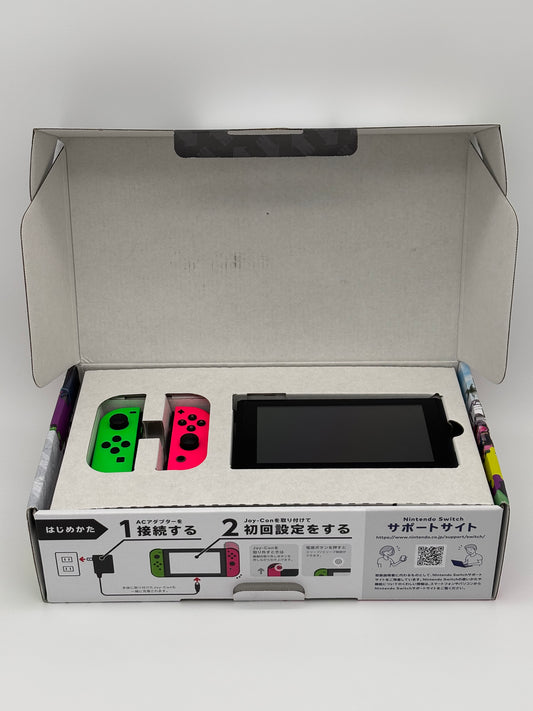 Nintendo Switch Console | Splatoon 2 Edition | Japanese Import | Open Box Collector’s Condition