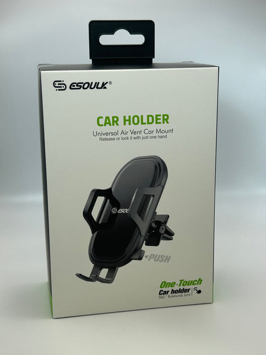 Esoulk One Touch Air Vent Car Mount (BLACK)